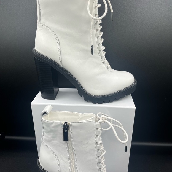 BCBG Leather Parina Lace Up Boots - Picture 15 of 15